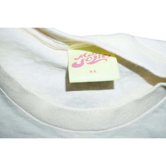 Ma Jolie Fleur Cream T-Shirt Medium XL - Picture 4 of 5
